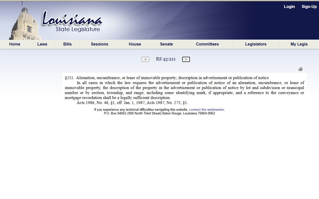 Union Parish court records Louisiana Public Records Law definitions
