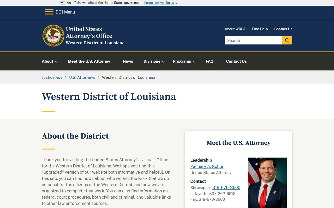 Union Parish traffic court records federal prosecution context